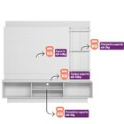 Estante Home Para Tv Até 65 Polegadas Led 2 Portas 4 Pratelei
