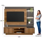 Estante Home Para Tv Até 65 Polegadas Led 2 Portas 4 Pratelei