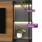 Estante Home Para Tv Até 65 Polegadas Led 2 Portas 4 Pratelei