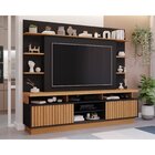 Estante Home Para Tv Até 65 Polegadas Ripado 2 Portas Ravena