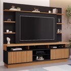 Estante Home Para Tv Até 65 Polegadas Ripado 2 Portas Ravena