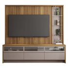 Estante Home Para Tv Até 65 Polegadas Vectro  Lâmina Mel/cacao