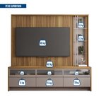 Estante Home Para Tv Até 65 Polegadas Vectro  Lâmina Mel/cacao