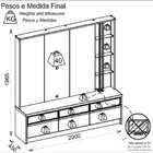 Estante Home Para Tv Até 65 Polegadas Vectro  Lâmina Mel/preto