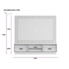 Estante Home Para Tv Até 70 Polegadas Ripado Maringá Linea Br