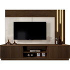 Estante Home Para Tv Até 75" Com 02 Portas Led Cascata E Deta