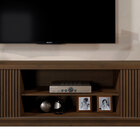 Estante Home Para Tv Até 75" Com 02 Portas Led Cascata E Deta