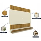 Estante Home Para Tv Até 75 Polegadas 185cm Prime 100% Mdf Na