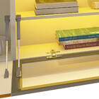 Estante Home Para Tv Até 85 Polegadas Com Cristaleira Led E V