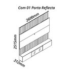Estante Home Para Tv Até 85 Polegadas Com Led 260cm Soberano
