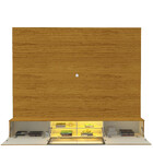 Estante Home Para Tv Até 85 Polegadas Com Led E Vidro Reflect