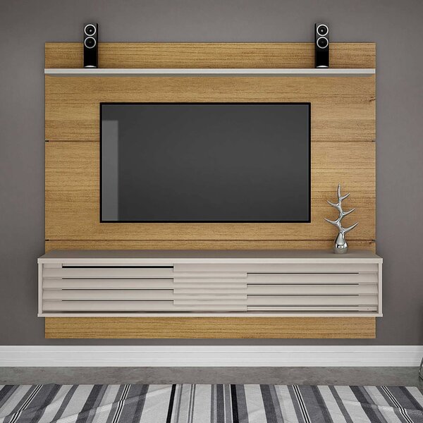 Estante Home Para Tv Califórnia Valdemóveis Cinamomo/off White