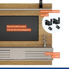 Estante Home Para Tv Califórnia Valdemóveis Cinamomo/off White