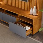 Estante Home Para Tvs De Até 60 Polegadas Com 3 Gavetas Absol