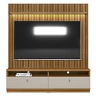 Estante Home Ripada 180cm Aloha Para Tv Até 75 Nature/off Whi