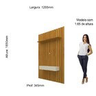 Estante Home Ripada Para Tv Até 43 Polegadas 1 Gaveta Eleganc