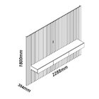 Estante Home Ripada Para Tv Até 85 Polegadas Nobre Soft 228,8