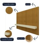 Estante Home Ripada Para Tv Até 85 Polegadas Nobre Soft 228,8