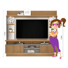 Estante Home Ripado  Para Tvs De Até 60 Polegadas Salvador Li