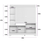 Estante Home Ripado Para Tv 50 Polegadas Alagoas Linea Brasil