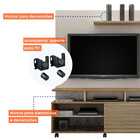 Estante Home Star 1 Porta 3 Prateleiras 3 Nichos Valdemoveis