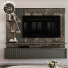 Estante Home Suspensa Para Tvs Até 65 Polegadas 2 Portas Aten