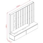 Estante Home Teather Zeus Para Tv Até 65'' Com Led - Madetec