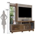 Estante Home Theater 2 Portas Com Espelho Led Frizz Plus - Fe