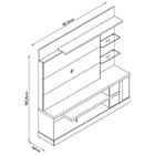 Estante Home Theater Alan Para Tv Até 55” - Madetec