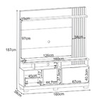 Estante Home Theater Artheo Para Tv Até 55” - Hb Móveis