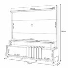 Estante Home Theater Bold Para Tv Até 65” - Hb Móveis