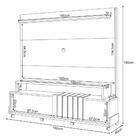 Estante Home Theater Bold Para Tv Até 65” - Hb Móveis