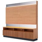 Estante Home Theater Com Led Para Tv Até 70 Pol. 3 Portas Mar