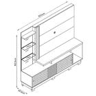 Estante Home Theater Frizz Plus Para Tv Até 60” Com Pés - Mad