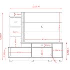 Estante Home Theater Frizz Plus Para Tv Até 60” Com Pés - Mad