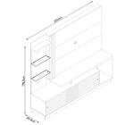 Estante Home Theater Frizz Plus Para Tv Até 60” - Madetec