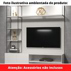 Estante Home Theater Helsinque Univ 180 Cm Laca Cinza Claro O