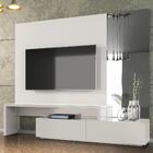 Estante Home Theater Helsinque Univ 220 Cm Laca Cinza Claro O