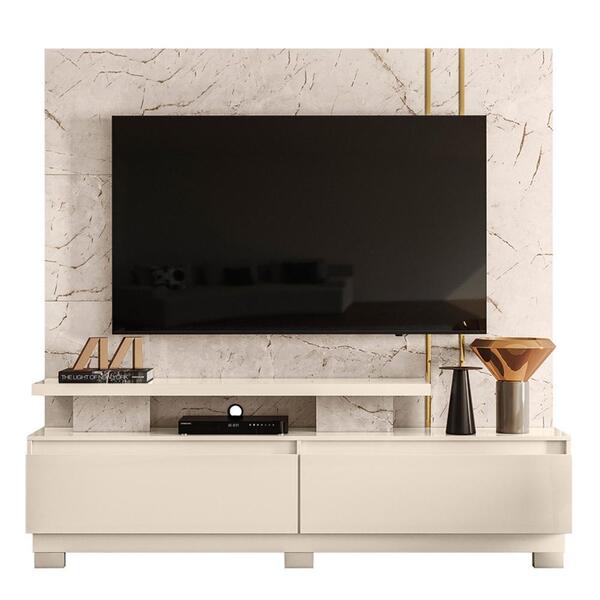 Estante Home Theater New Apolo Para Tv Até 75” Com Pés - Made
