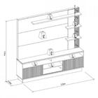 Estante Home Theater Para Tv 65 Pol. 200cm Trinity L06 Amêndo