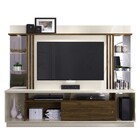 Estante Home Theater Para Tv Até 55 Pol. Frizz Gold Off White