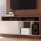 Estante Home Theater Para Tv Até 60 Pol. Parati Nogueira Real