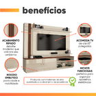 Estante Home Theater Para Tv Até 65 Polegadas 1,8m Royale Off