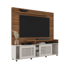 Estante Home Theater Para Tv Até 65 Polegadas Porta Telada Du