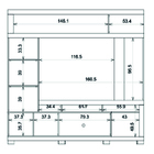 Estante Home Theater Para Tv Até 70 Polegadas 2,10m Atlanta M