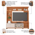 Estante Home Theater Para Tv Até 70 Polegadas 2,10m Atlanta M