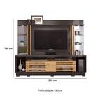 Estante Home Theater Para Tv De 55 Pol Com Pés Titanio