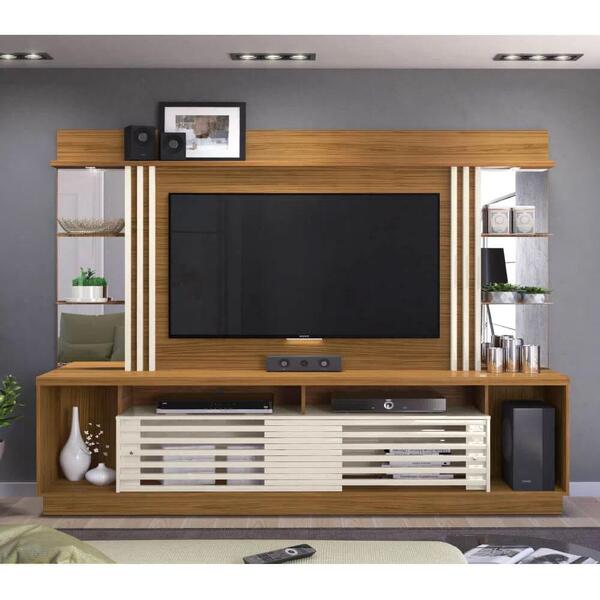 Estante Home Theater Para Tv De 55 Pol Off White