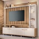 Estante Home Theater Titan Ripado Para Tv Até 60” - Hb Móveis