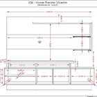 Estante Home Theater Vicente - Madetec Savana